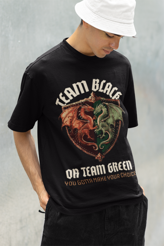 Team Blaze Black Premium Oversized