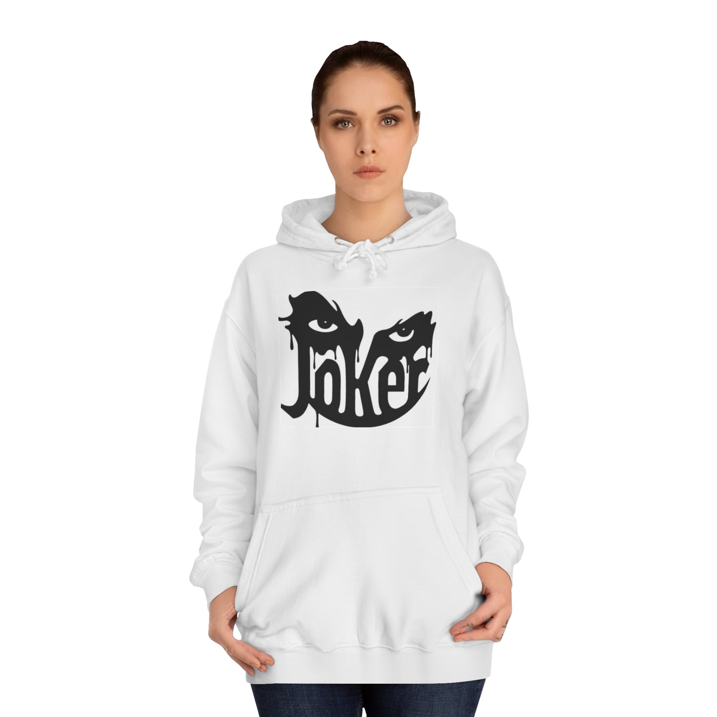 Joker White Premium Hoodie