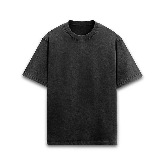 Black Acid Wash Premium Oversized TShirt