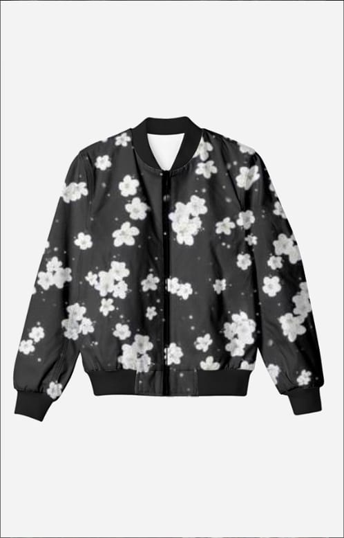Spring Flowers Bomber Jacket