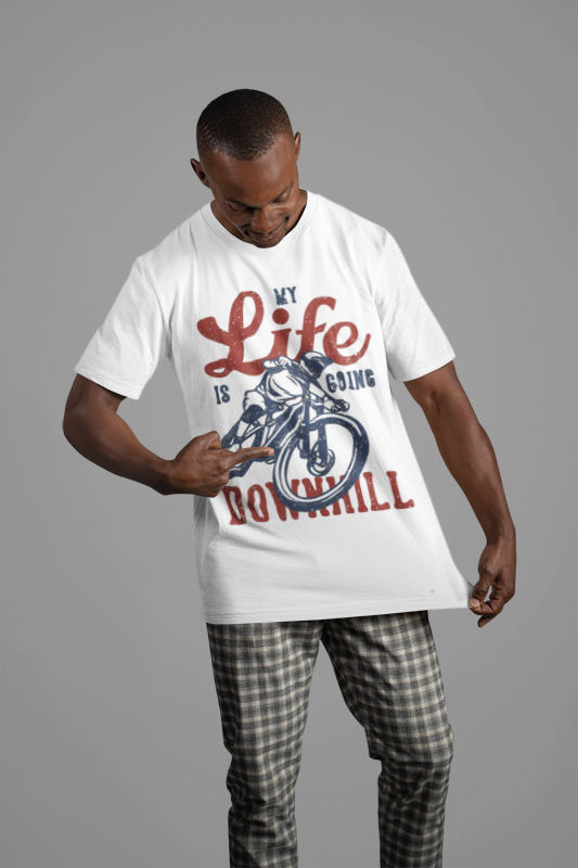 My Life White Print TShirt