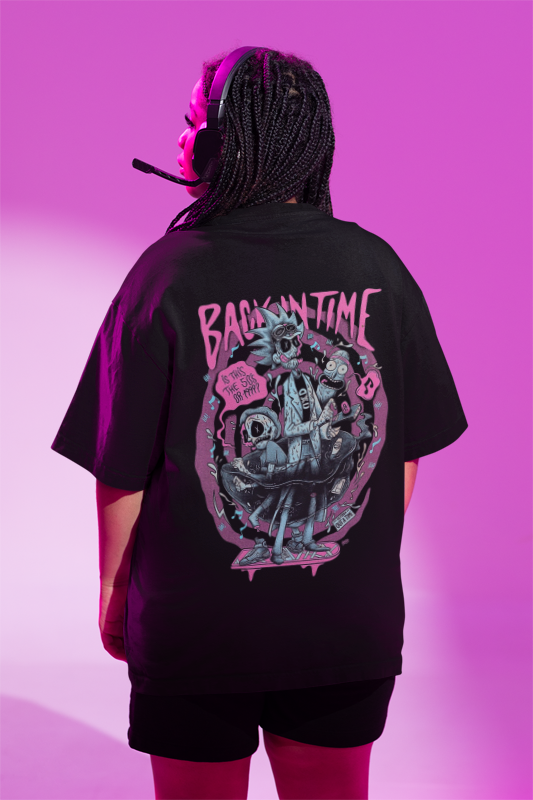 Back In Time Black Premium Oversized