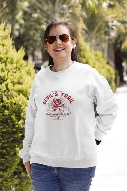 Devils Trail White Premium Sweatshirt