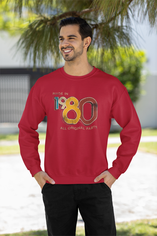 1980 Red Premium Sweatshirt