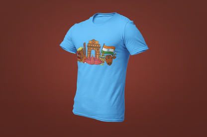 Indian Culture SkyBlue Premium TShirt