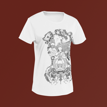 Indian Emblem White Premium TShirt