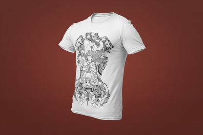 Indian Emblem White Premium TShirt