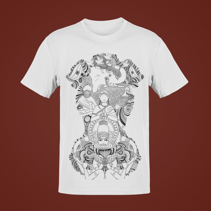 Indian Emblem White Premium TShirt