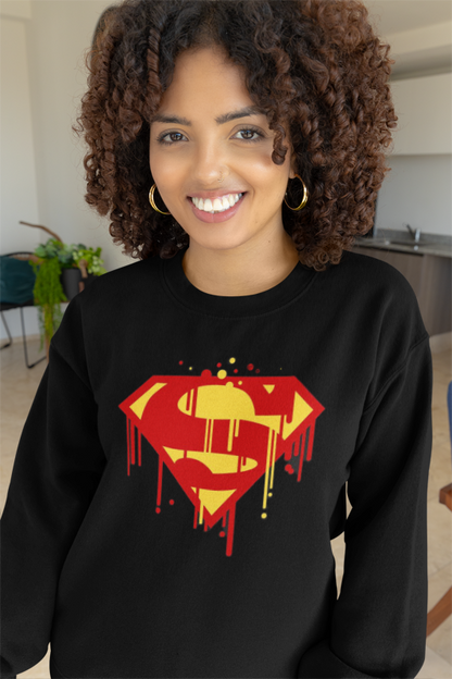 Superman Black Premium Sweatshirt