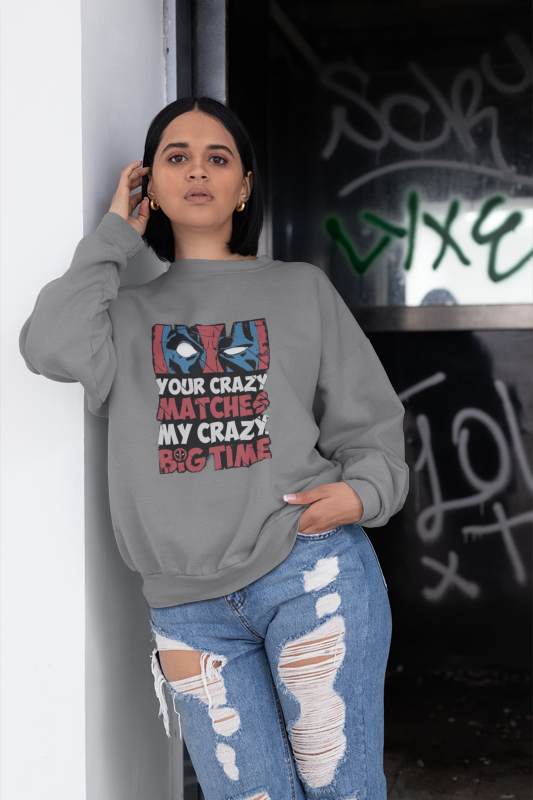 Deadpool Grey Premium Sweatshirt