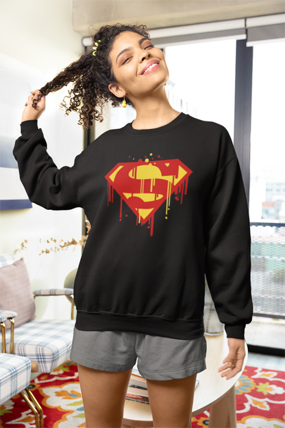 Superman Black Premium Sweatshirt