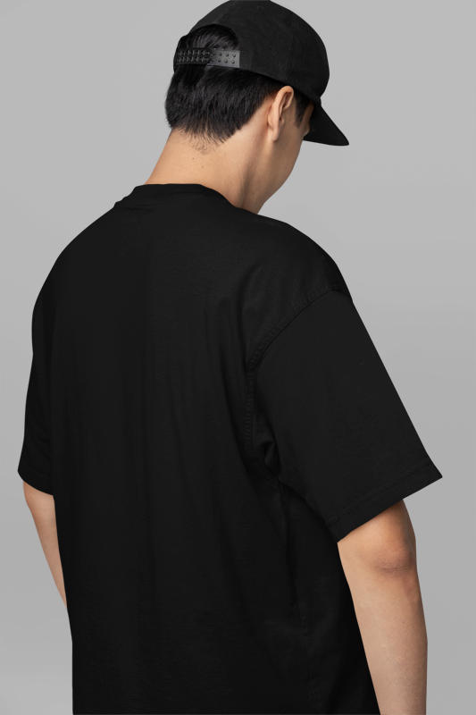 Black Oversized Premium TShirt