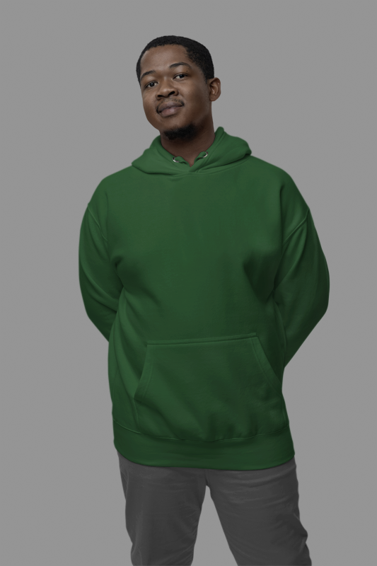 Bottle Green Premium Hoodie Pure Cotton