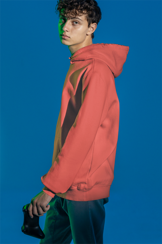 Coral  premium Hoodie Pure Cotton