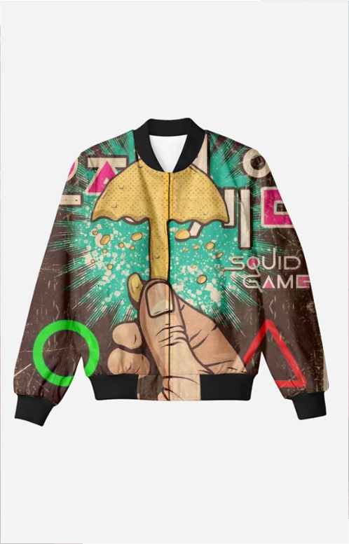 Squid Game Dalgona Candy - Bomber Jacket